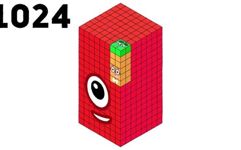 Numberblocks Numberblocks 1024 Power Of Two Learn To Count Youtube | Images and Photos finder