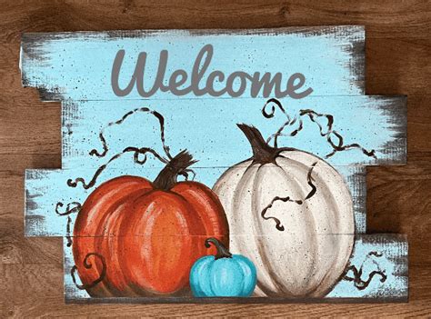 Fall Harvest - Wooden Sign! | Paint and Vino