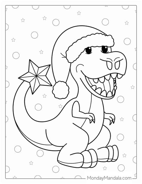 T Rex Skeleton Coloring Page