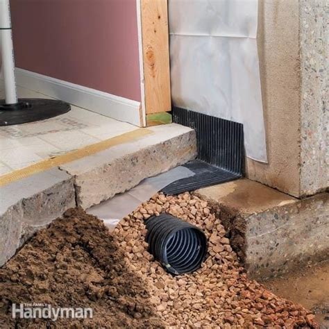 Basement Drainage: Drying a Wet Basement | The Family Handyman