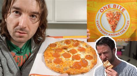 Dave Portnoy One Bite Everyone Knows The Rules Pizza Review - YouTube