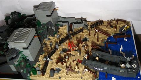 LEGO. WW2 D-Day invasion of Normandy Lego Ww2, Lego Army, D Day ...