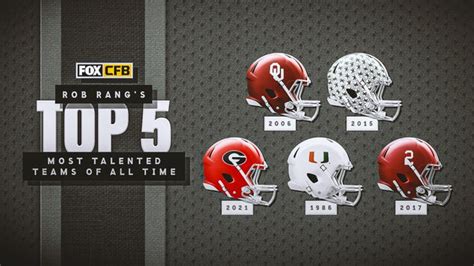 5 Best college football teams of all time | FOX Sports