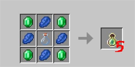 XP Bottle Recipe Minecraft Data Pack