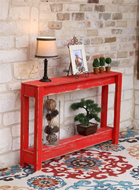 Rustic Entry Console 46L x 8W x 28H | Etsy | Rustic entryway table, Rustic entry table, Rustic entry