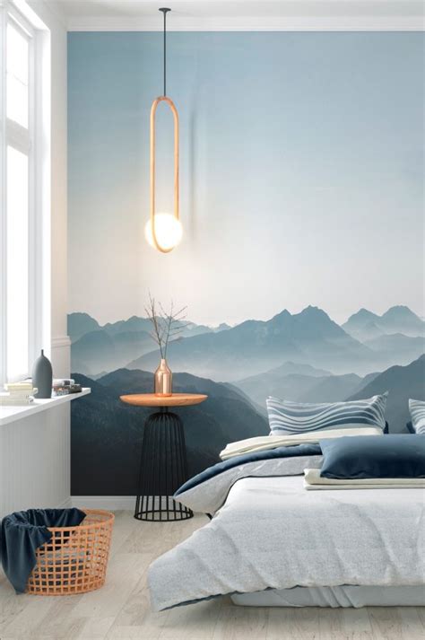 bedroom mountain mural | Interior Design Ideas