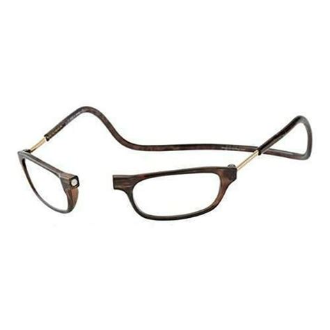 CliC Lightweight Magnetic +3.5 Reading Glasses, Clear - Walmart.com ...