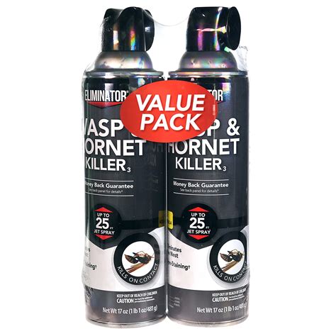 Eliminator Wasp and Hornet Killer, Aerosol Spray, 2/17-Ounce - Walmart.com