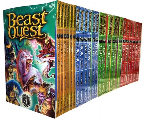 Beast Quest Collection-Series 1, 2, 3 and 4- 24 Books Set Paperback ...