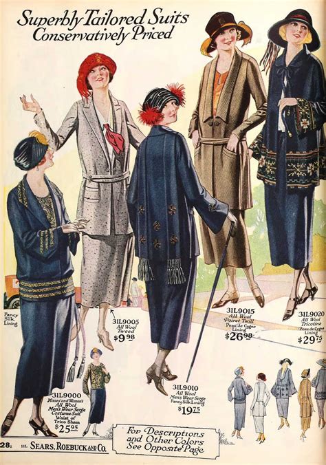 Snapped Garters: 1923 Fashions IN COLOUR!