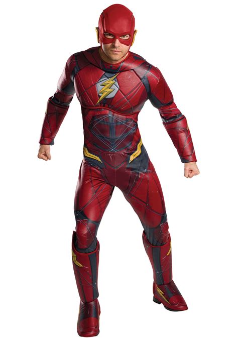 Justice League Adult Deluxe Flash Costume