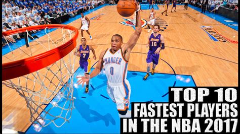 Top 10 Fastest Players in the NBA 2017 - YouTube