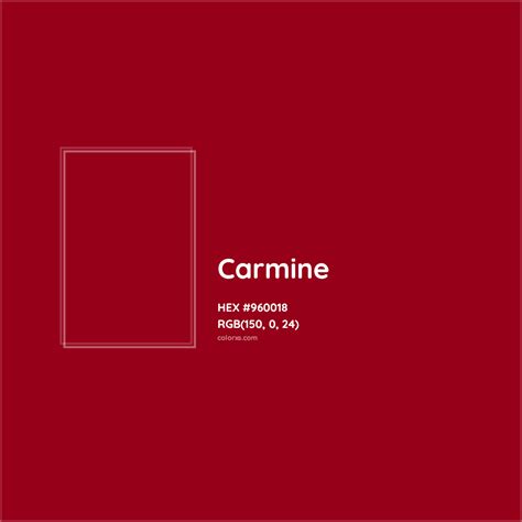 About Carmine - Color meaning, codes, similar colors and paints - colorxs.com