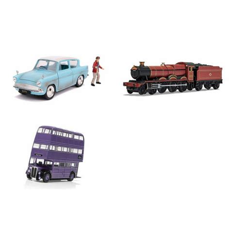 Harry Potter Diecast Toy Car Package - 1/24 & smaller Diecast Model ...