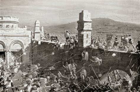 The Siege of Jerusalem, AD70, during the First Jewish–Roman War. From ...