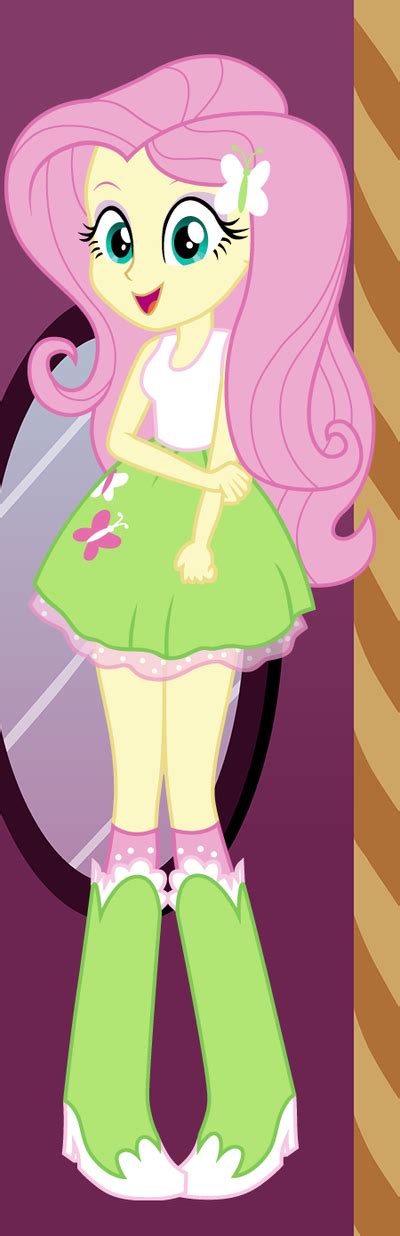 Equestria Girls - Fluttershy by Liggliluff on DeviantArt