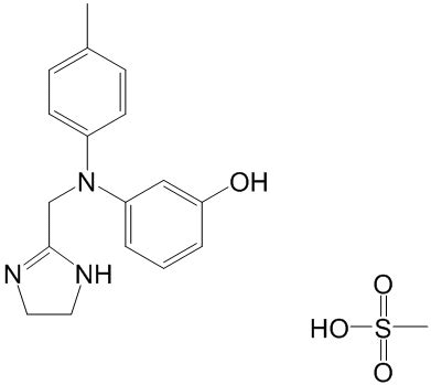 Phentolamine Mesylate (Phentolamine methanesulfonate) | CAS 65-28-1 | AbMole BioScience ...