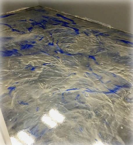 Gray - Blue Highlights Metallic Epoxy Flooring - Ocean Cit… | Flickr