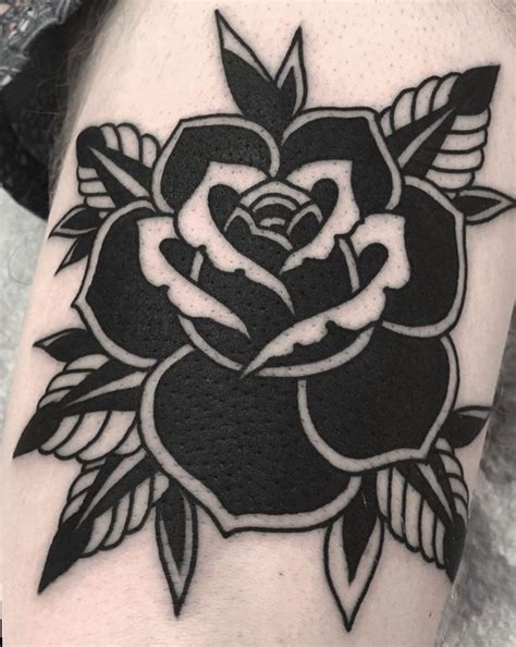 20+ Tattoo Rose Black Hand | Black rose tattoos, Traditional rose ...