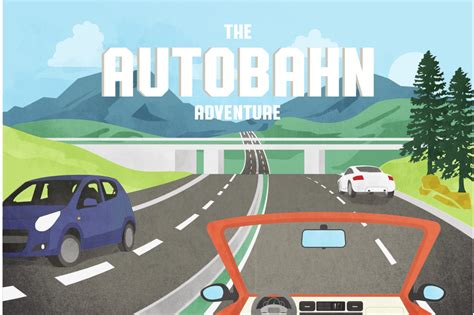 The Autobahn Adventure - an infographic about driving on Germany's motorways - Angelika's German ...