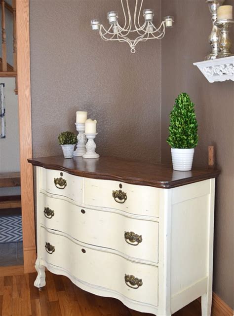 White Distressed Dresser - A Client's Vision Brought to Life - Timeless Creations, LLC