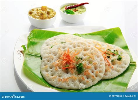 Set Dosa with Curry and Chutney. Stock Image - Image of curry, recipe ...