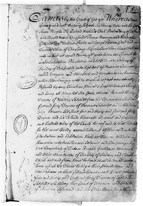 Primary Source Reading: Jamestown Charter | United States History I