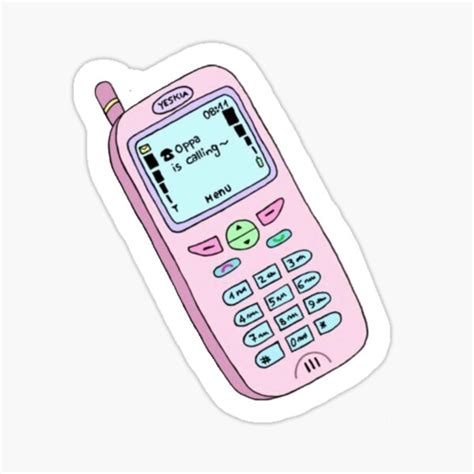 "pink aesthetic phone sticker" Sticker by lowkeyvirgo | Redbubble