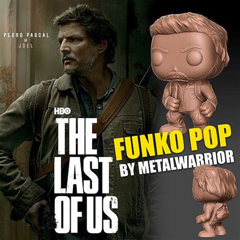 THE LAST OF US HBO - JOEL - PEDRO PASCAL - FUNKO POP 3D model 3D printable | CGTrader