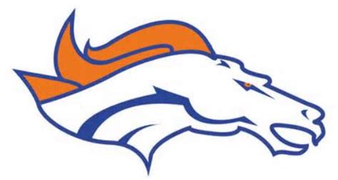 Denver Broncos Logo Stencil - Cliparts.co