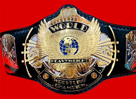 WWF Classic Gold Winged Eagle Championship Belt Adult Size | Etsy