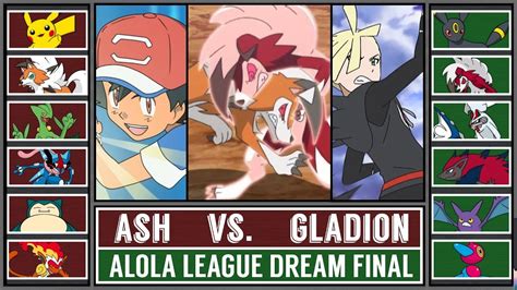 Alola League Final! ASH vs. GLADION (Pokémon Ultra Sun/Moon) - YouTube