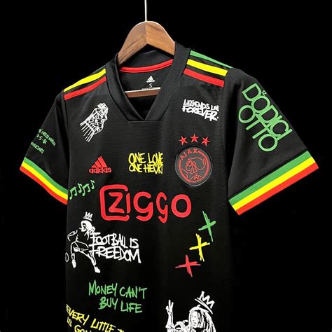 The Newkits | Buy Ajax 21/22 Bob Marley Limited Edition | Football Jersey