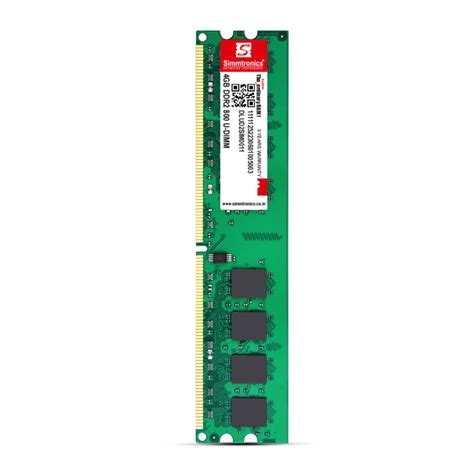 4GB DDR2 DESKTOP RAM 800MHz - Simmtronics