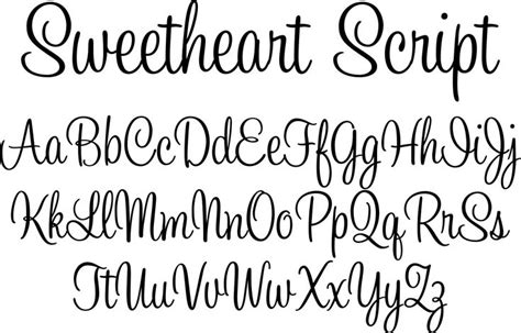 Sweetheart Script Font by Typadelic : Font Bros | Lettering alphabet ...