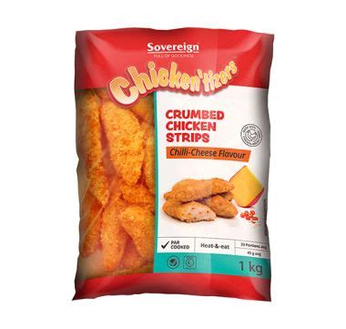 SOVEREIGN CHILLI CHEESE CHICKEN STRIPS | Econo Foods