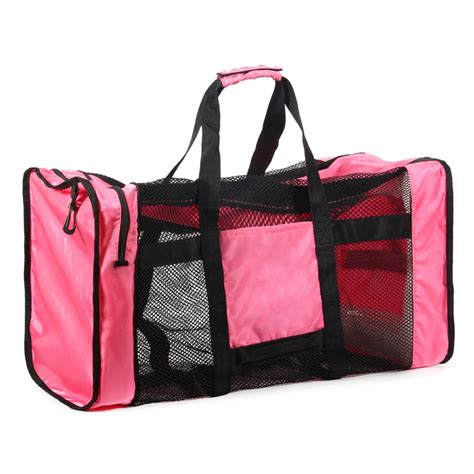 100L Mesh Duffle Gear Bag for Diving Snorkeling Swimming Beach and ...