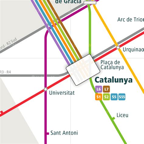 Map Of Barcelona Train Stations - Red River Gorge Topo Map