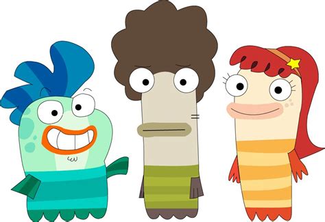 Milo, Oscar and Bea from Fish Hooks by hrdeviantart on DeviantArt