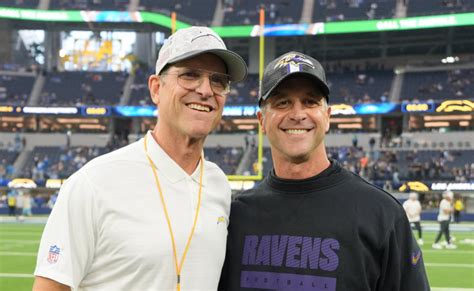 Jim and John Harbaugh Share Heartwarming Moment Before Monday Night ...