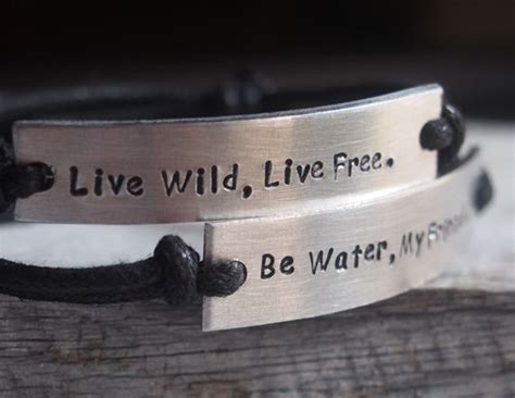 Personalized bracelet engraved bracelet quote bracelet, personalized ...