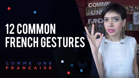 12 Common French Gestures - YouTube