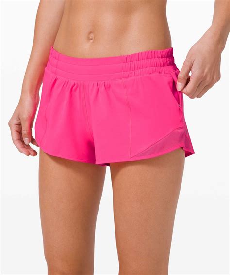 Lululemon Hotty Hot Short II *2.5" - Pink Highlight - lulu fanatics