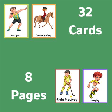 Sports Flashcards Teaching Resources | Made By Teachers