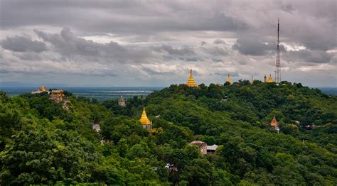 Sagaing Hill Panorama View, Sagaing Hill Stupas Pictures, Photos of Sagaing Hill Mandalay - Easy ...