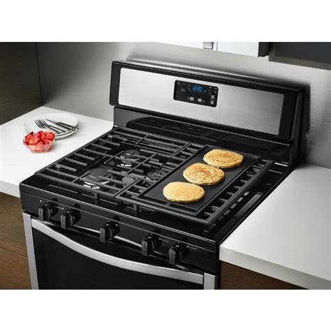 Whirlpool WFG505M0BS 5.1 cu. ft. Gas Range w/ Griddle - Stainless Steel | Sears Hometown Stores