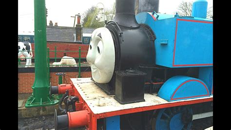 A Day Out With Thomas the Tank Engine - Trains at Chappel Station - YouTube