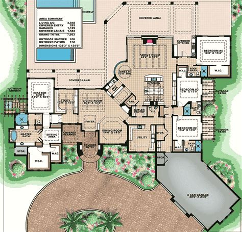 Modern Mediterranean House Floor Plans - Home Alqu