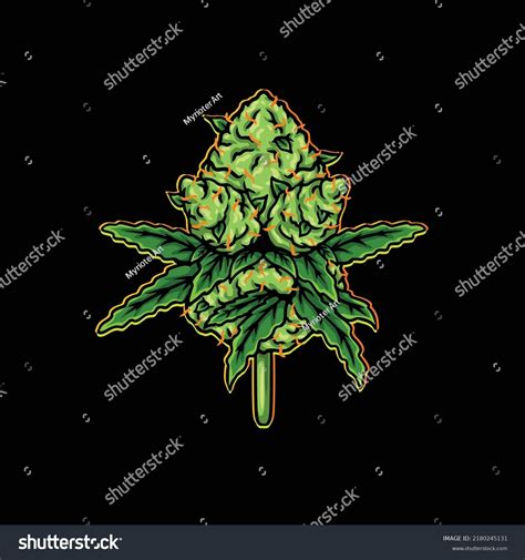 Nug Vector Character Cartoon Mascot Smoking Stock Vector (Royalty Free ...