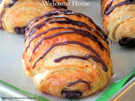 Chocolate Filled Croissants Puff Pastry Croissant, Puff Pastry Filling, Croissant Recipe, Brunch ...